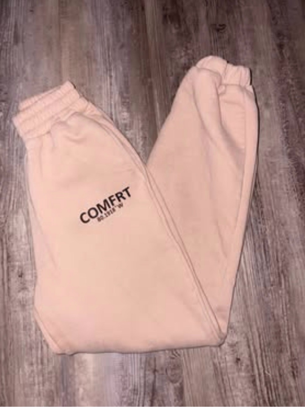 Comfrt Coordinate Sweatpants XSmall Color Sand Unisex Comfort Oversized
